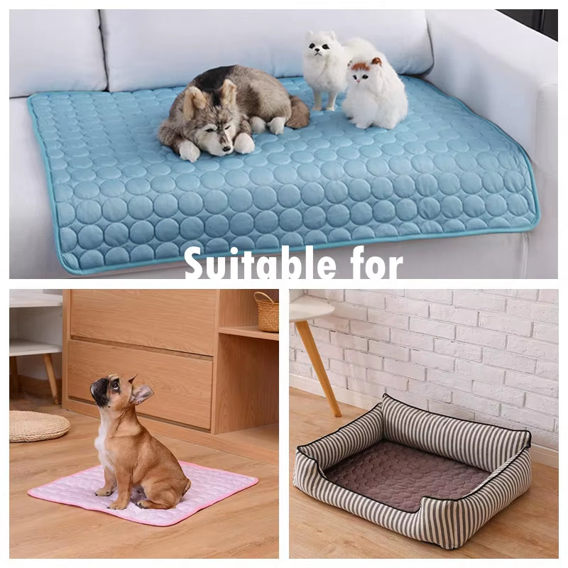 Dog Mat Cooling Summer Pad Mat For Dogs Cat Blanket