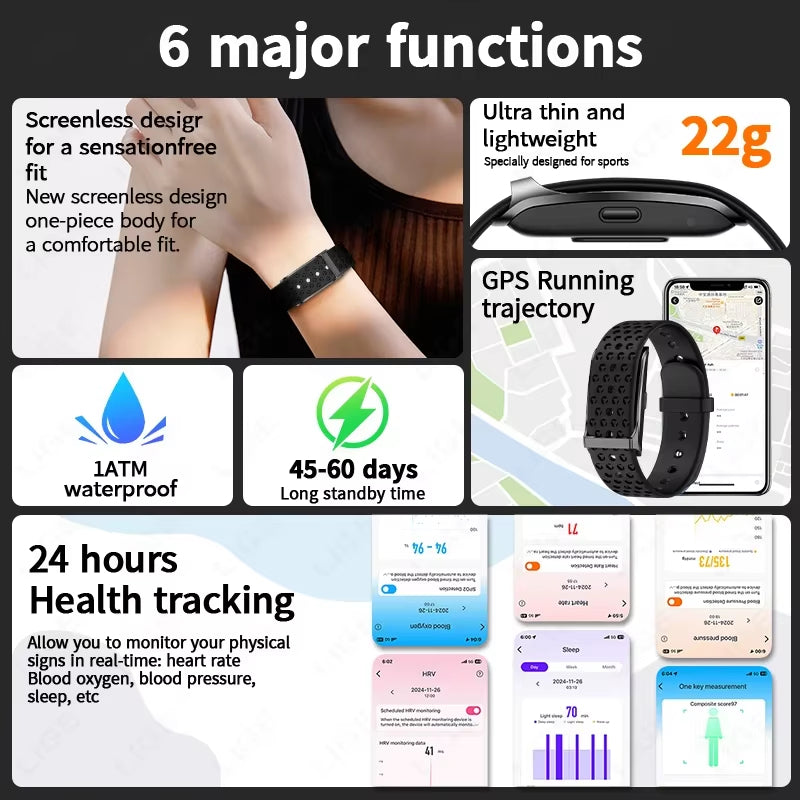 Smart Watch Men Women Fitness Smart Bracelet Sports