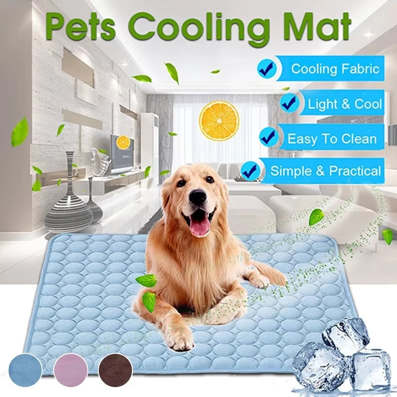 Dog Mat Cooling Summer Pad Mat For Dogs Cat Blanket