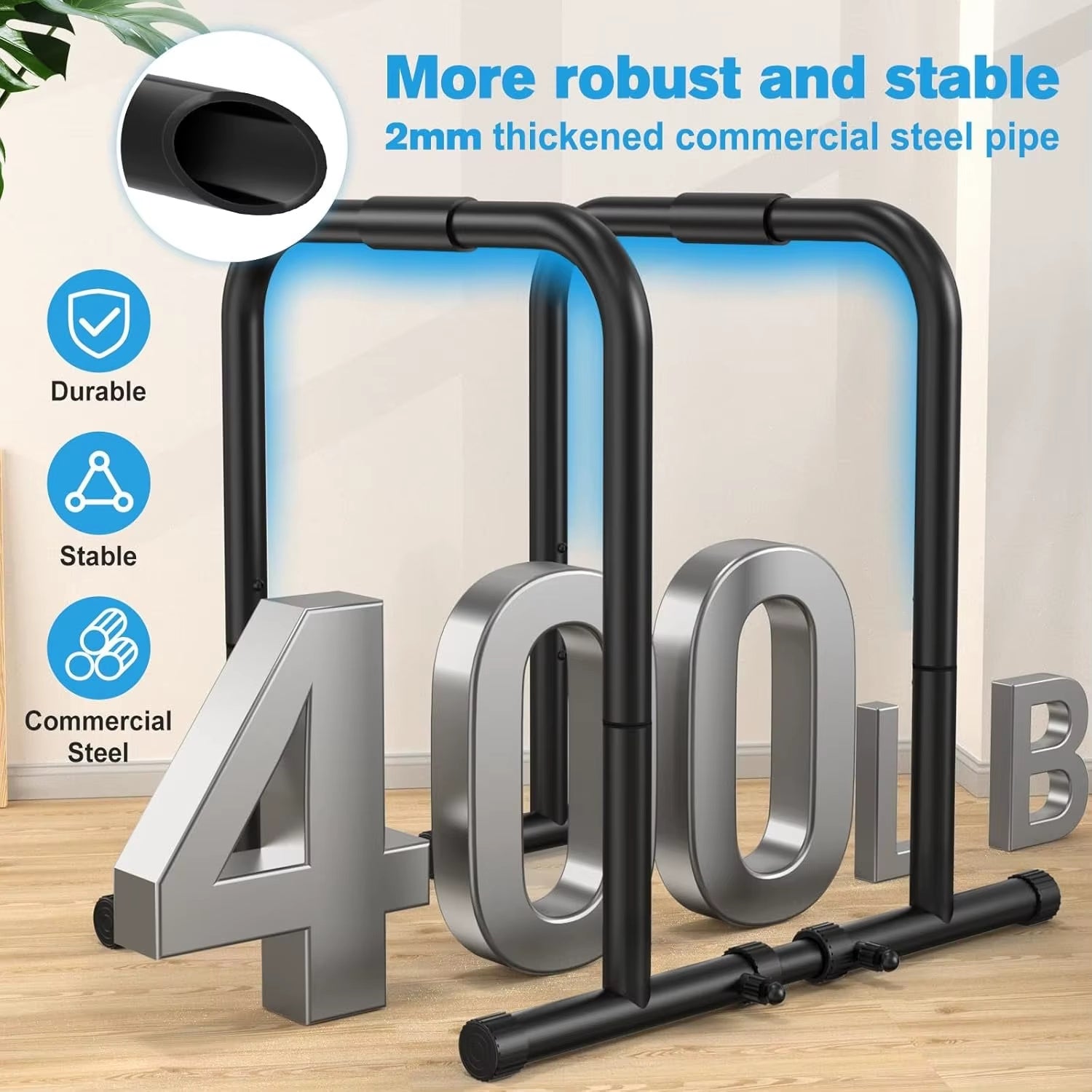 Dip Station Functional Heavy Duty Dip Stands Fitness