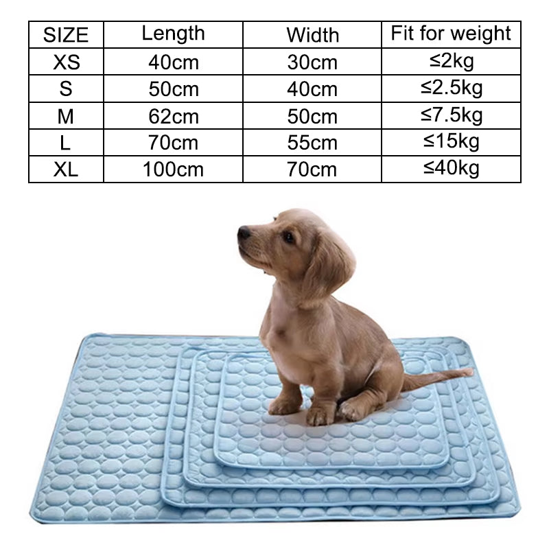 Dog Mat Cooling Summer Pad Mat For Dogs Cat Blanket